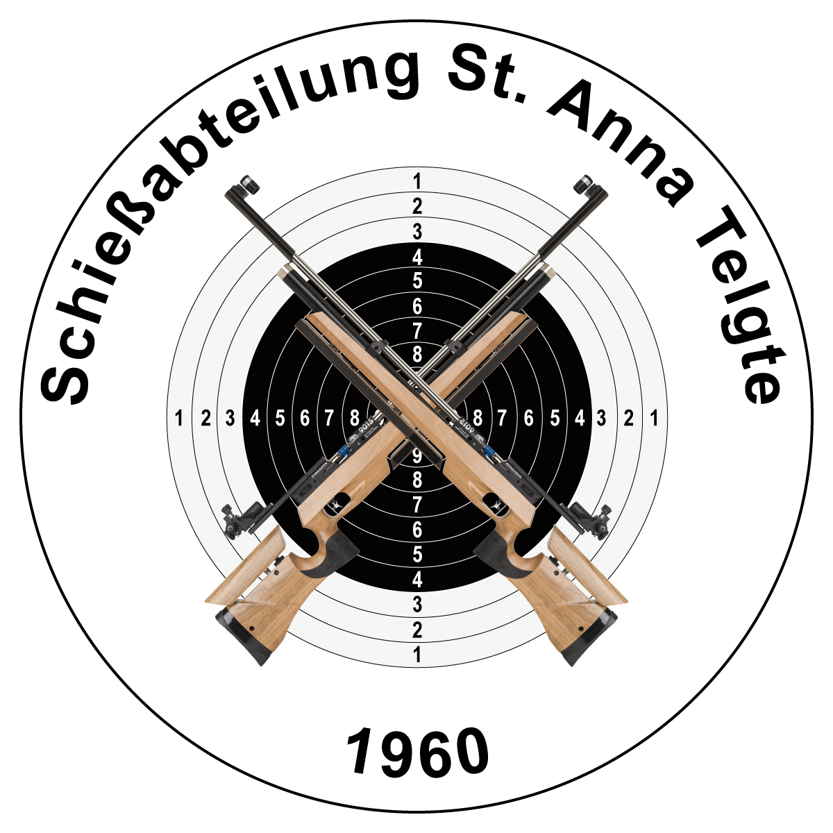 Logo der Schießabteilung St. Anna Telgte 1960